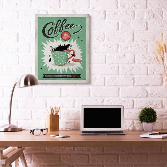 Stupell Industries Coffee Cure Canvas Wall Art